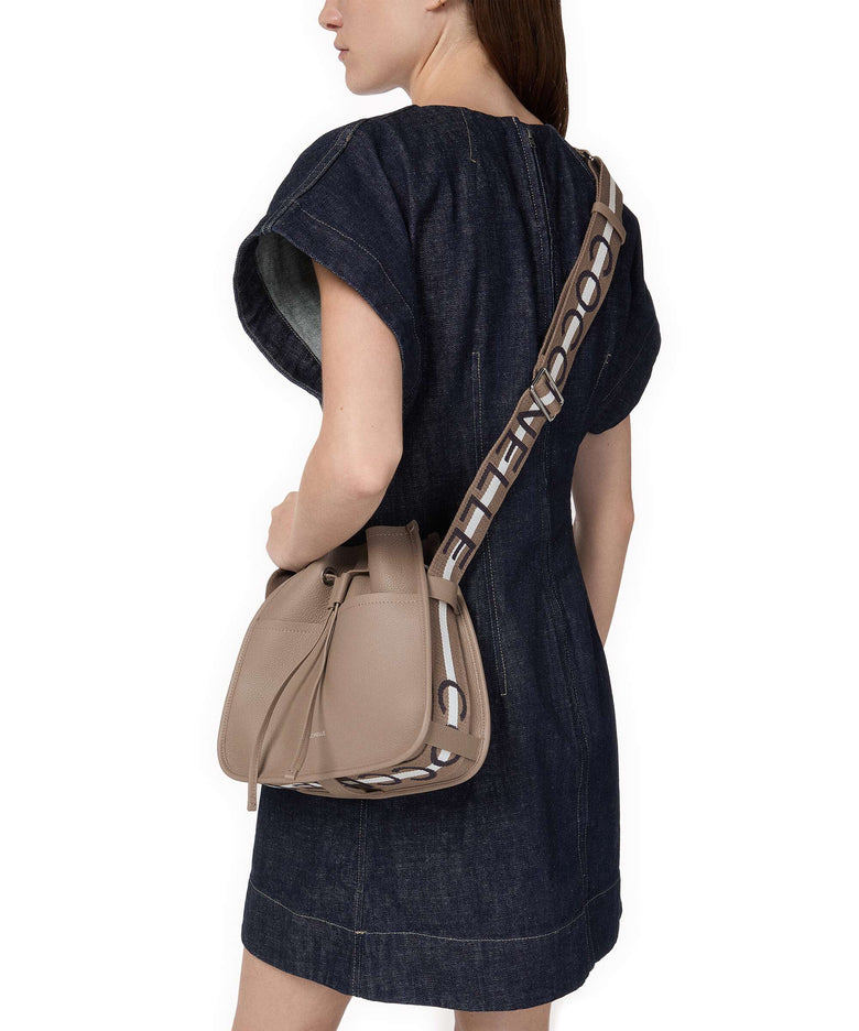 Coccinelle Raquel Bucket bag warm taupe/rosette