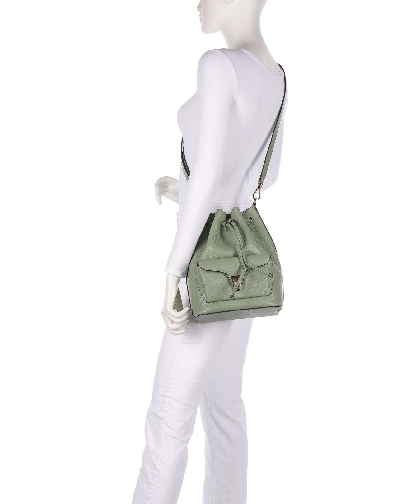 Coccinelle Beat Generation Bucket bag greenery