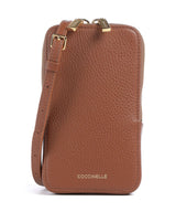 Coccinelle Flor Kabelka na mobil cognac