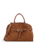 Coccinelle Sabine Suede Kabelka cognac