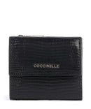 Coccinelle Metallic Lizard RFID Wallet noir