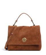 Coccinelle Liya Suede Kabelka cognac