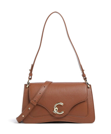 Coccinelle C-Me Taška přes rameno cognac