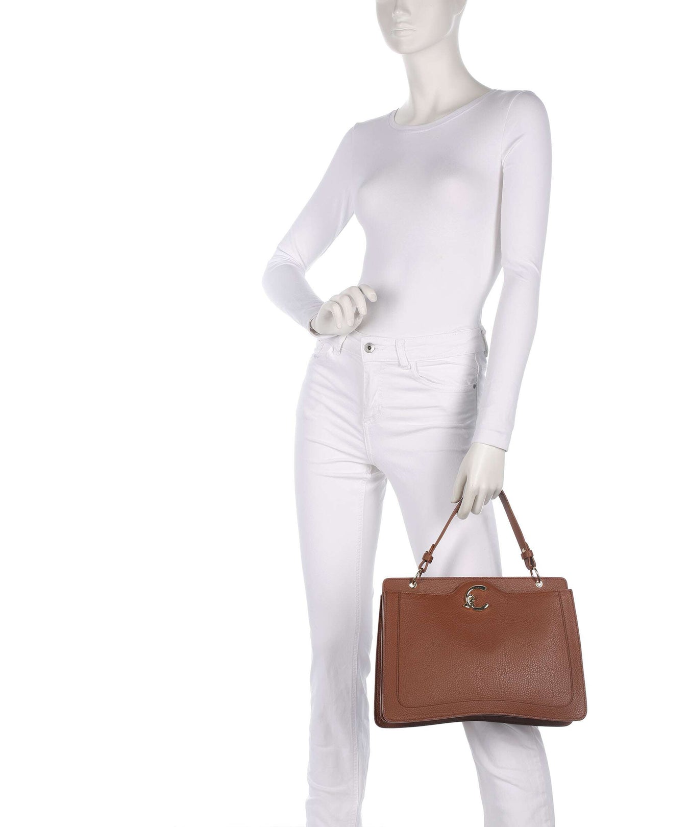 Coccinelle C-Me Handbag cognac