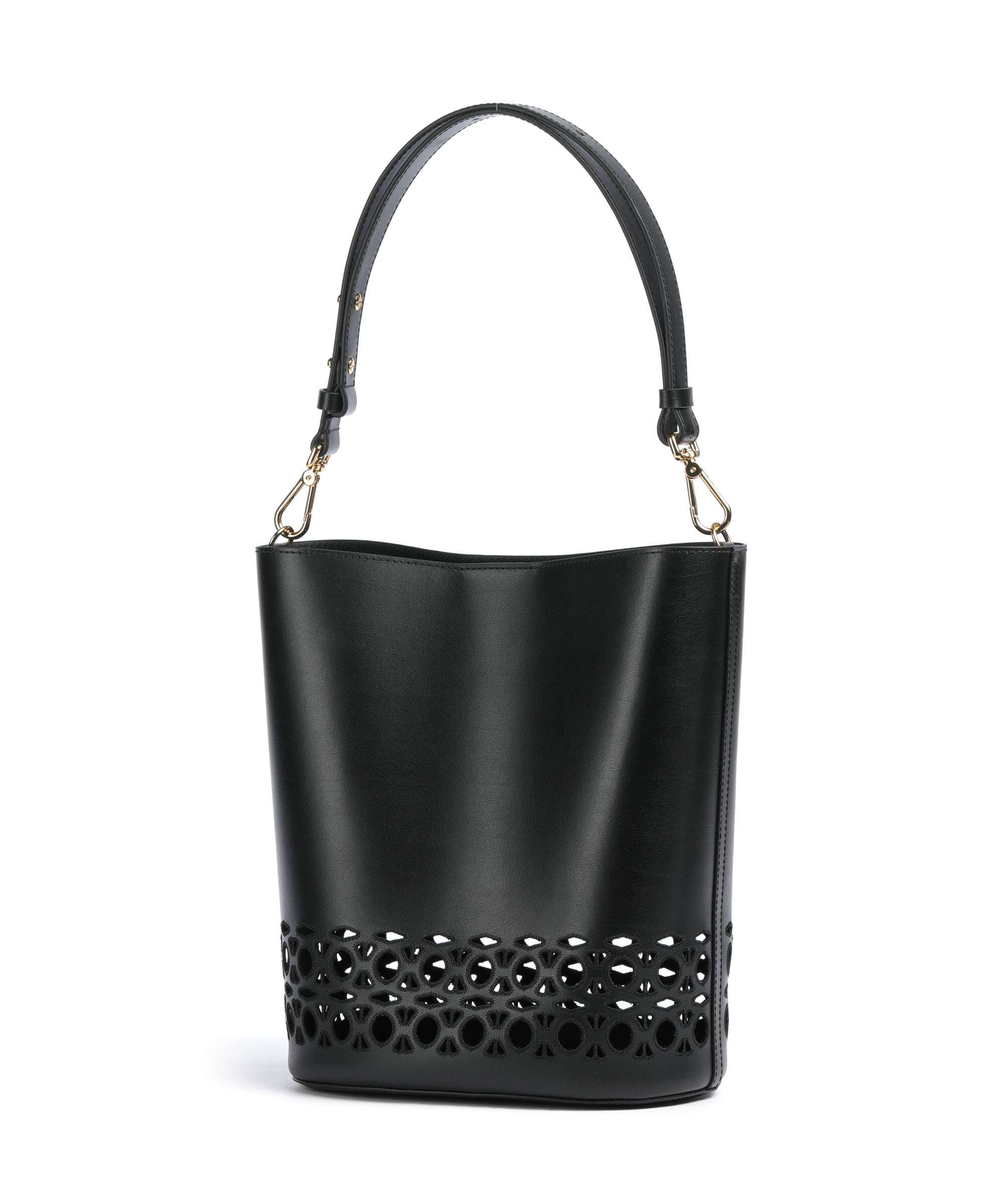 Coccinelle Nikla Monogram Sangallo Bucket bag noir