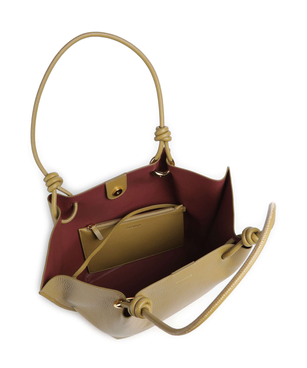 Coccinelle Finn Hobo bag seagrass
