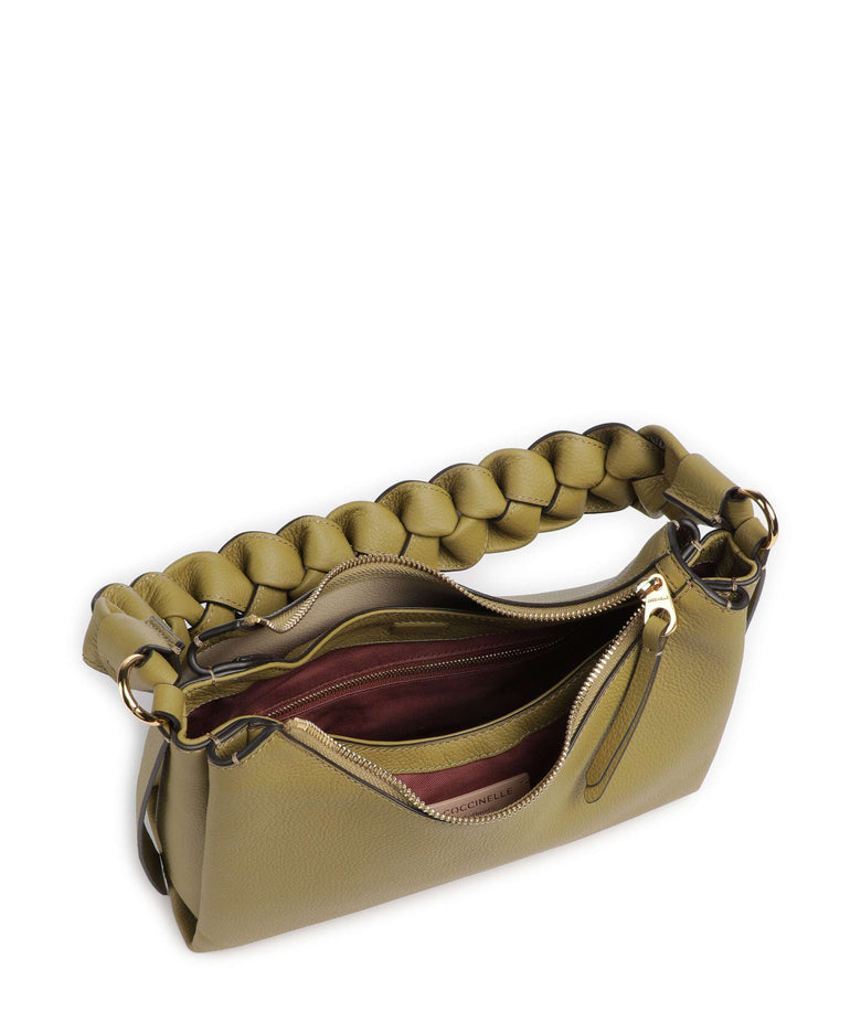 Coccinelle Boheme Grana Double Shoulder bag seagrass/sandshell