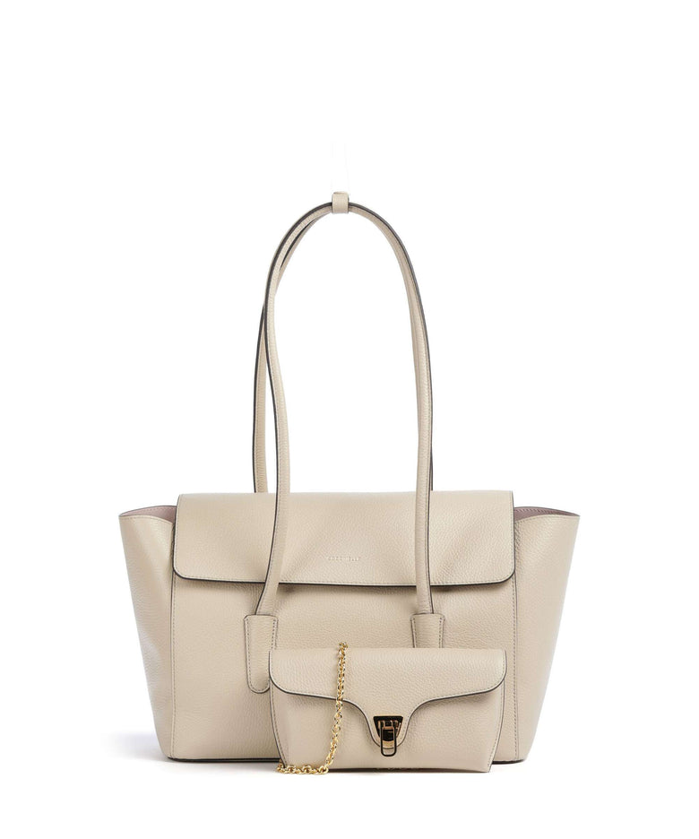 Coccinelle Beat Tote bag sandshell