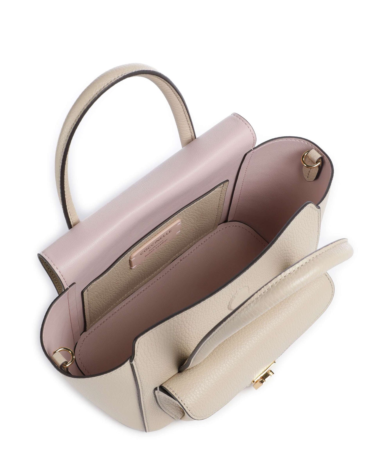 Coccinelle Beat Double Handbag sandshell