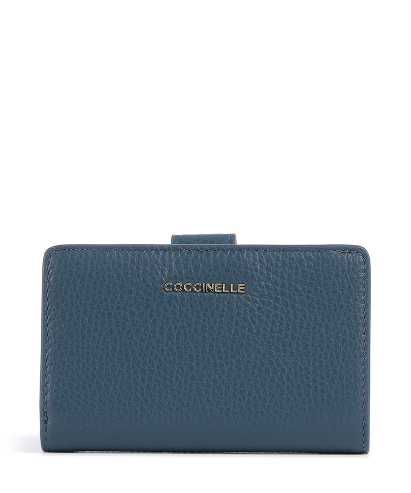 Coccinelle Metallic Soft Wallet deep blue