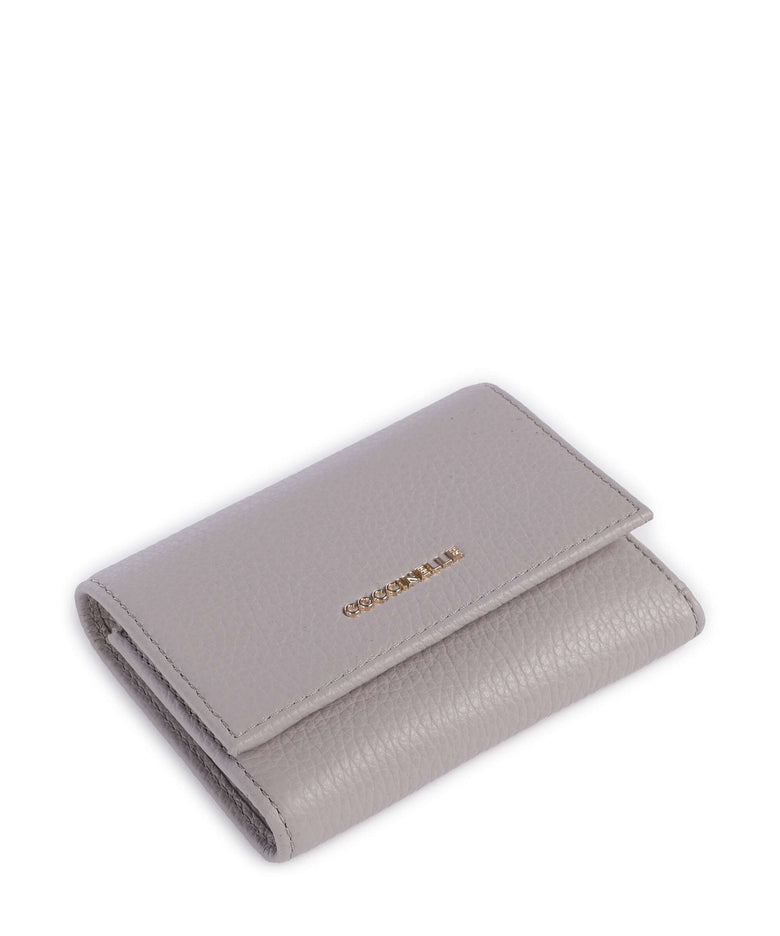 Coccinelle Metallic Soft Wallet oyster