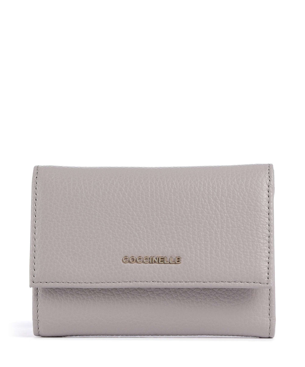 Coccinelle Metallic Soft RFID Wallet oyster