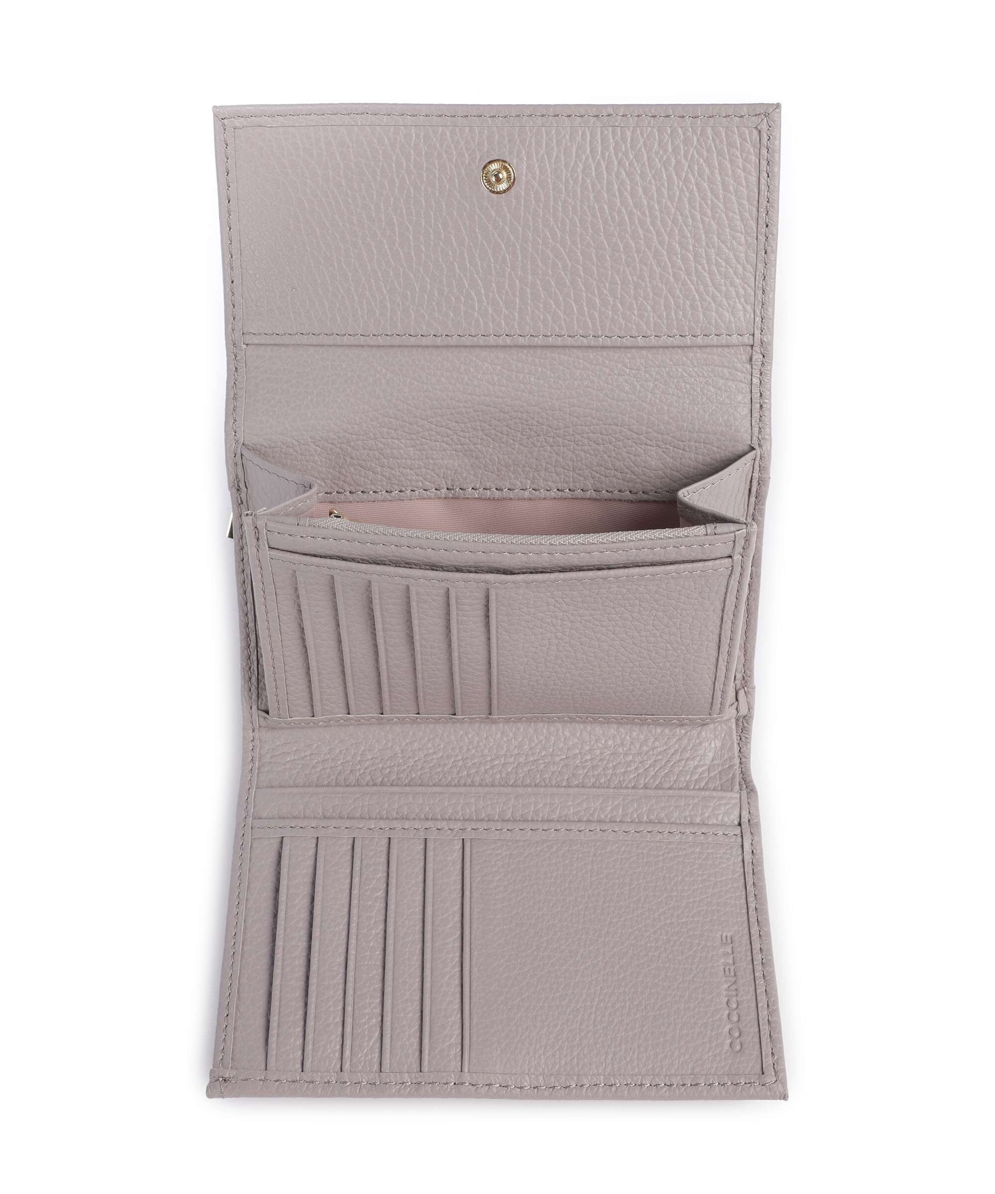 Coccinelle Metallic Soft RFID Wallet oyster