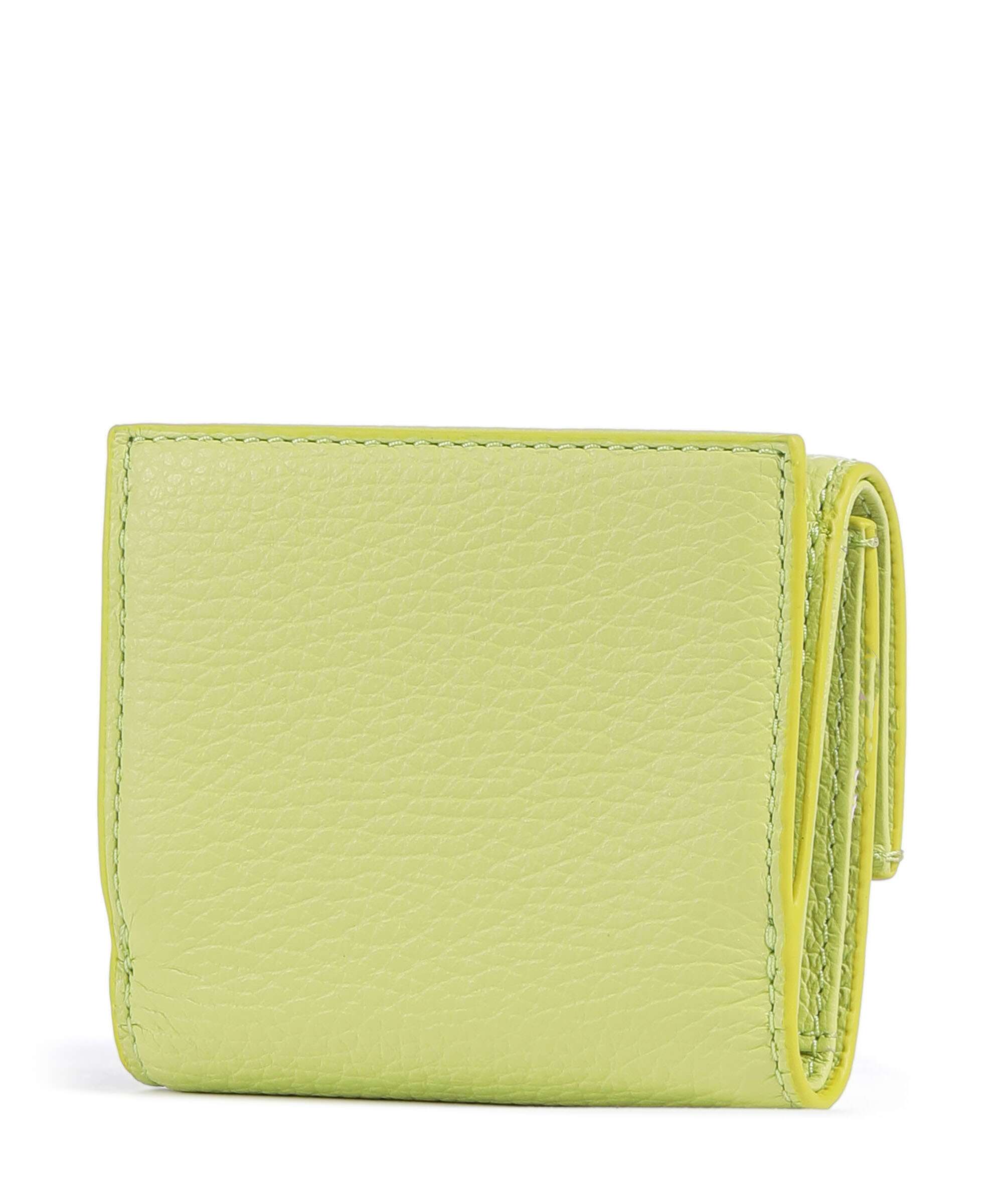 Coccinelle Metallic Soft RFID Wallet green glow