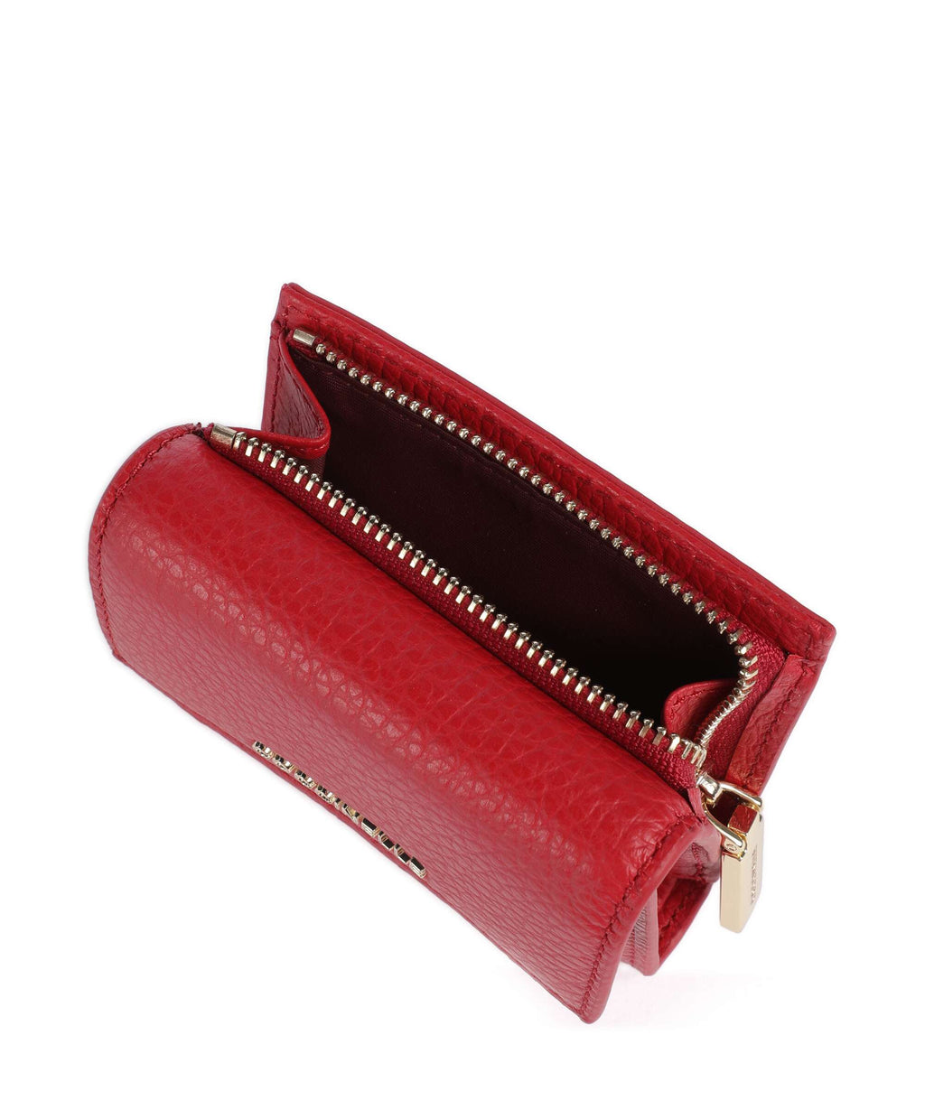 Coccinelle Metallic Soft Wallet scarlet