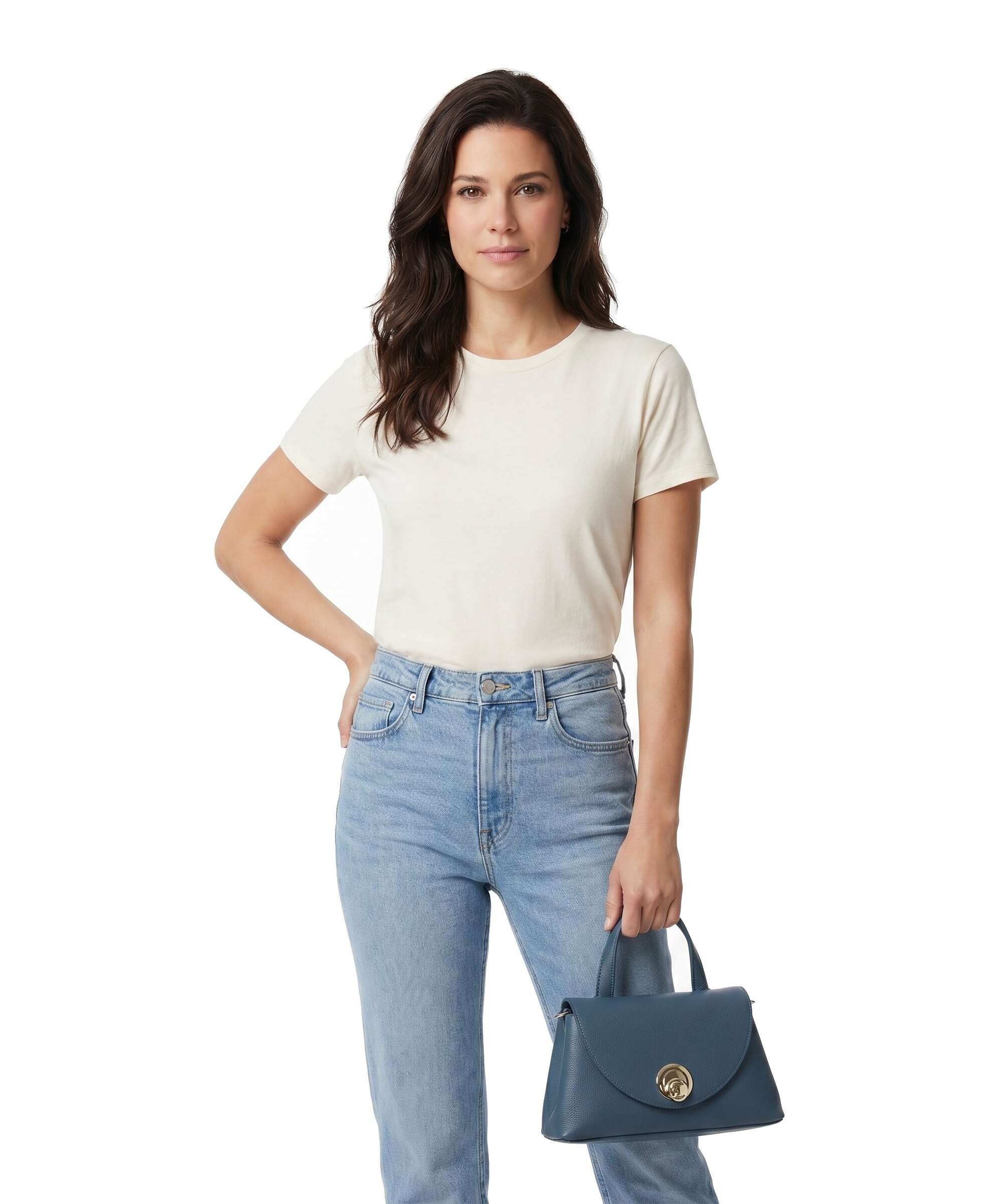 Coccinelle Nikla Handbag deep blue/sandshell