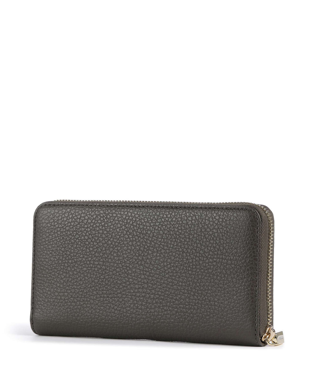 Coccinelle Metallic Soft Wallet fango