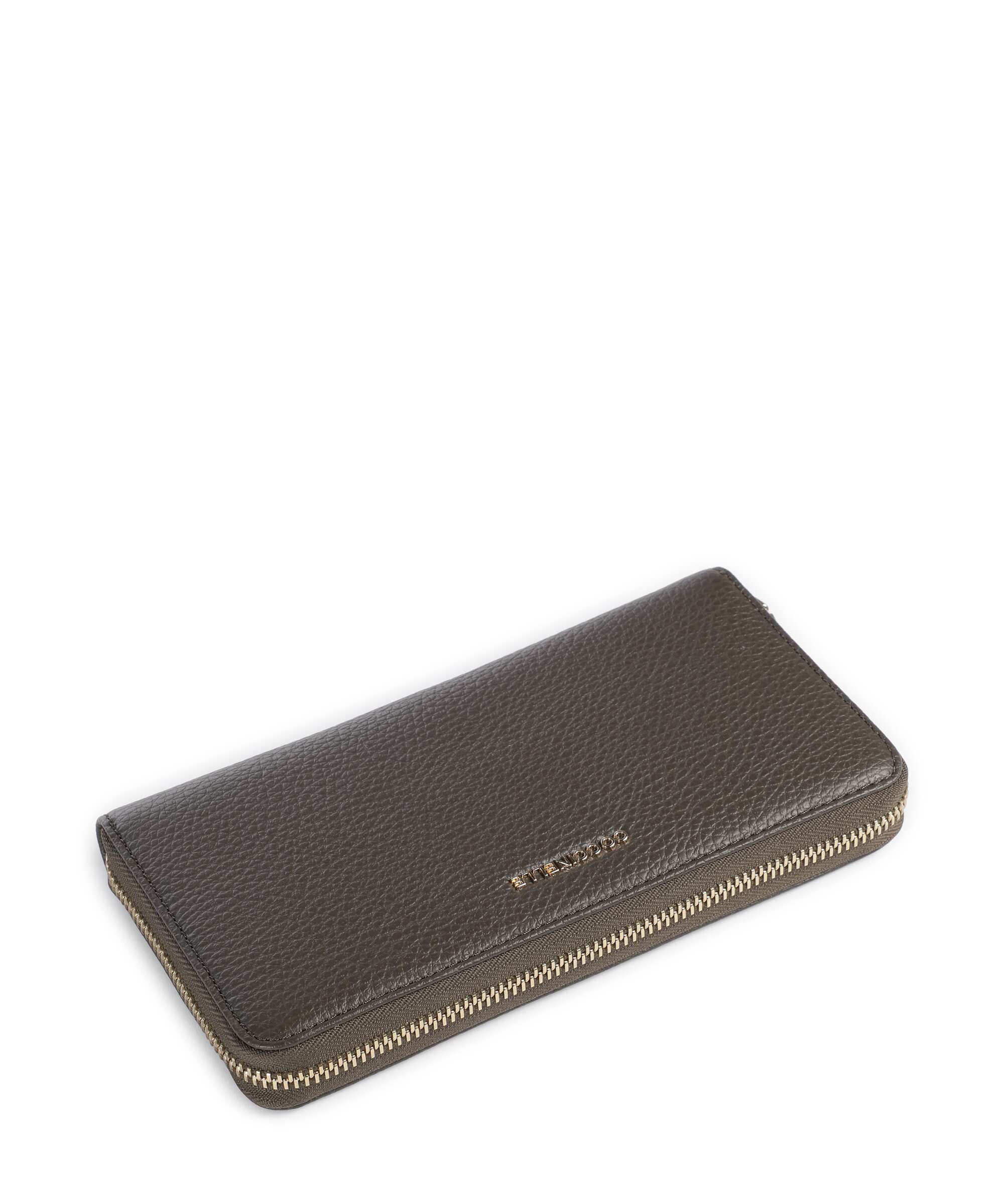 Coccinelle Metallic Soft Wallet fango