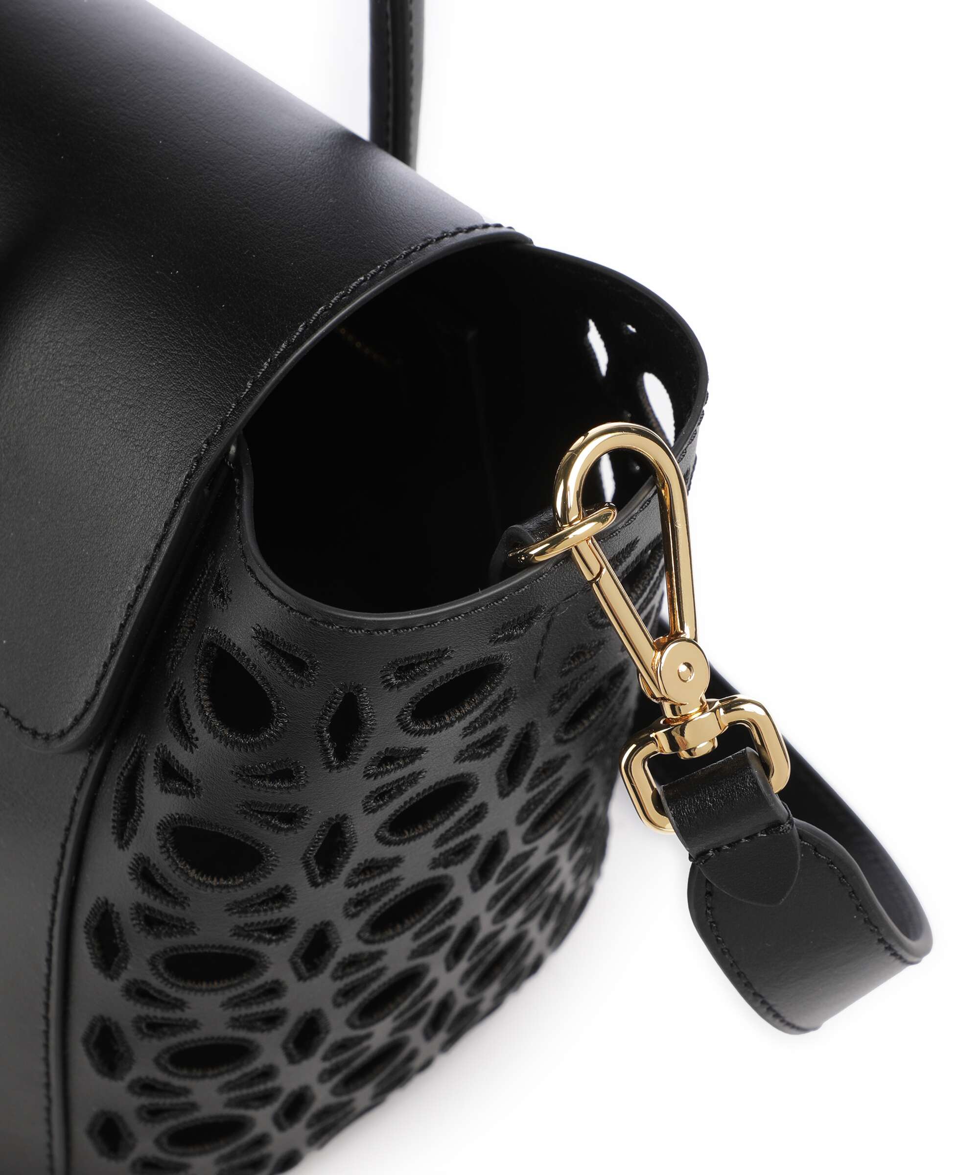 Coccinelle Beat Double Monogram Handbag noir