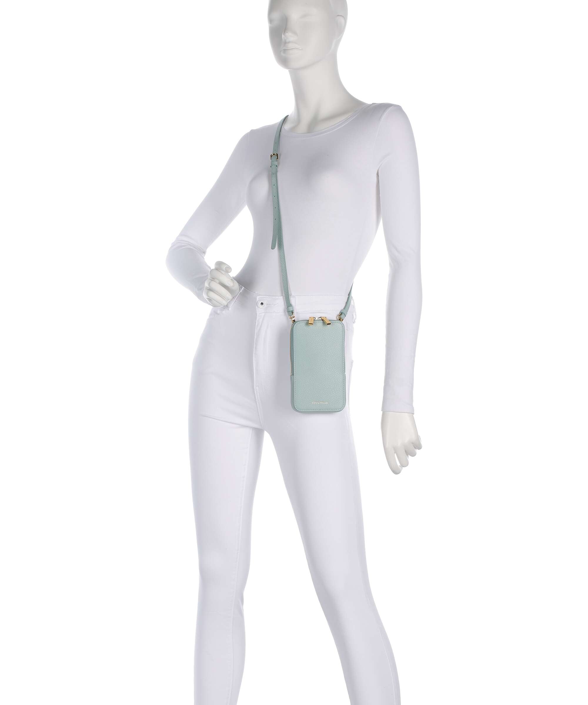 Coccinelle Flor Phone bag aquamarine
