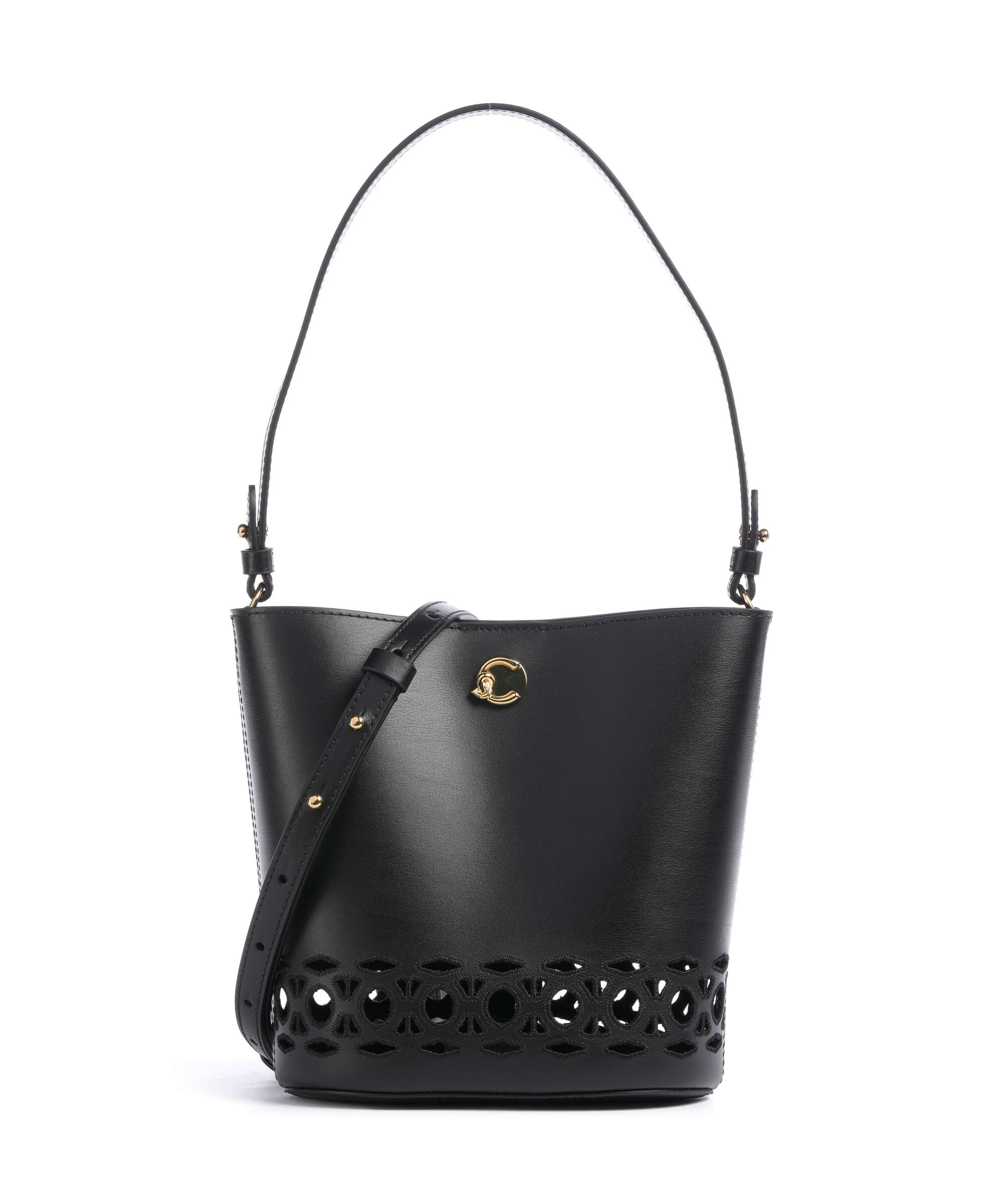 Coccinelle Nikla Monogram Sangallo Bucket bag noir