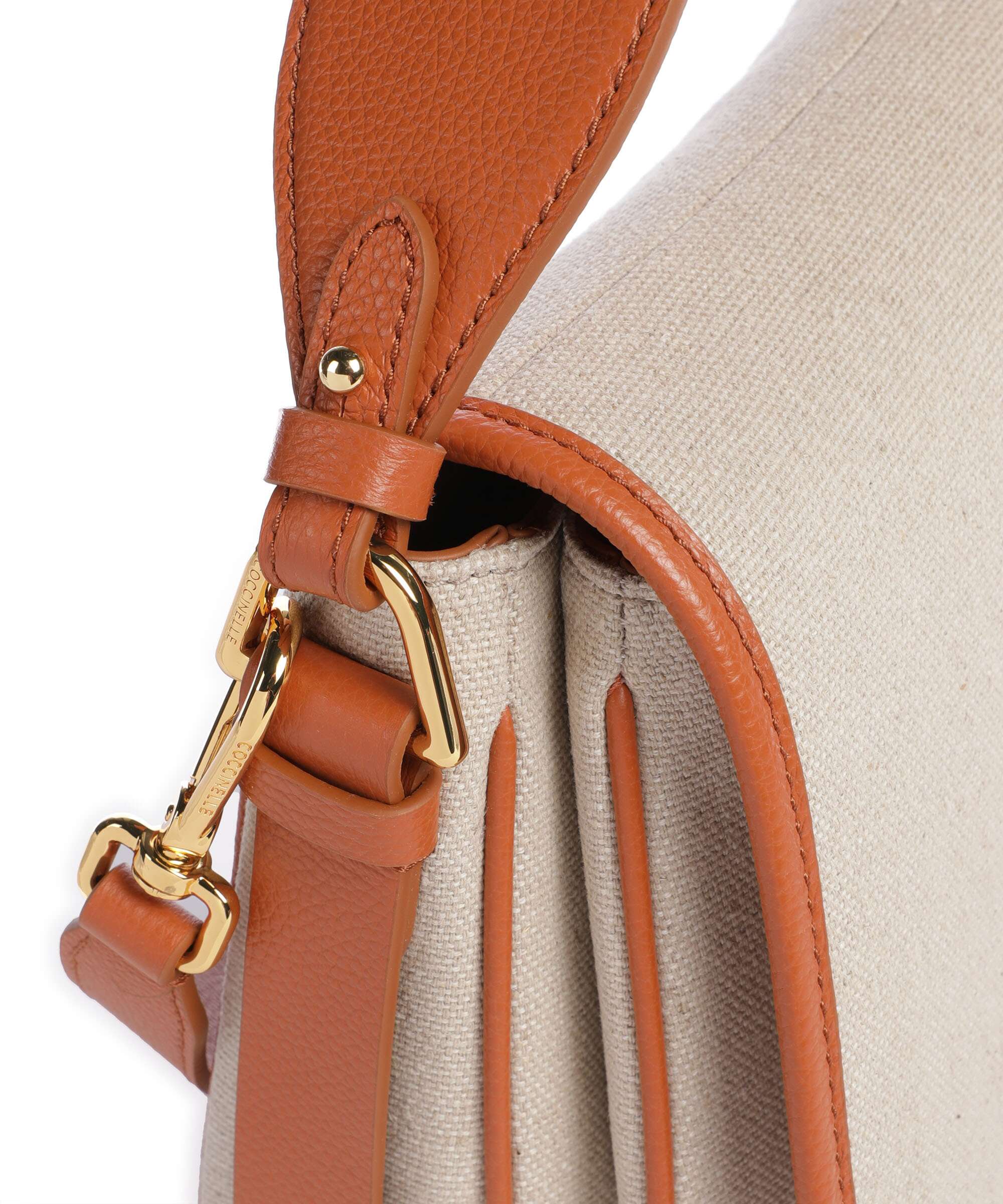 Coccinelle Mavery Canvas Handbag natural/crab