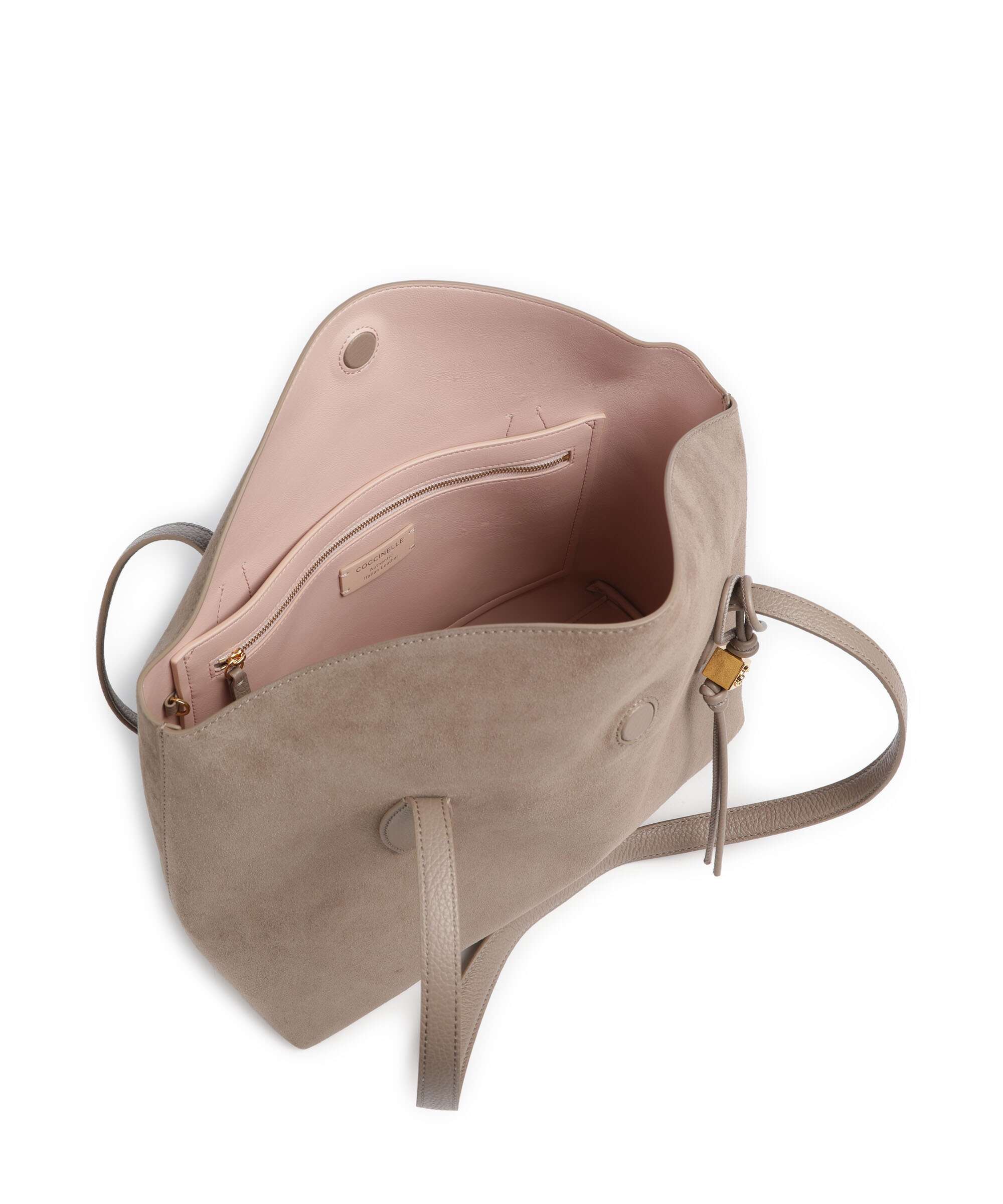 Coccinelle Thess Tote bag warm taupe