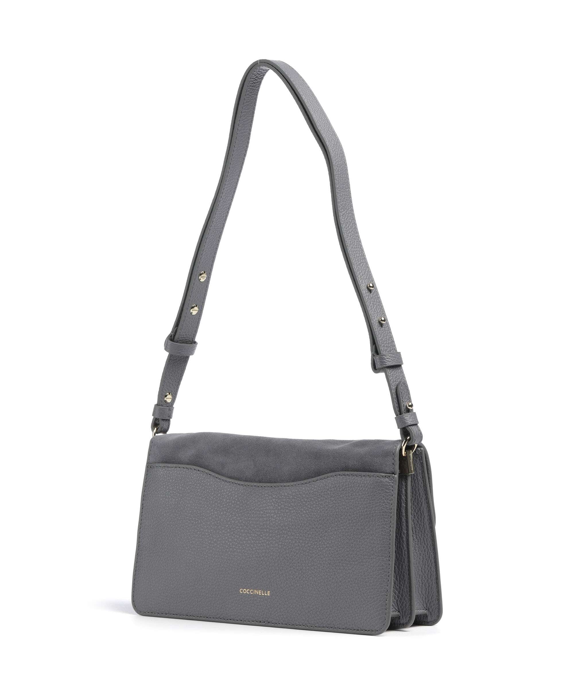 Coccinelle C-Me Softy Suede Shoulder bag stove