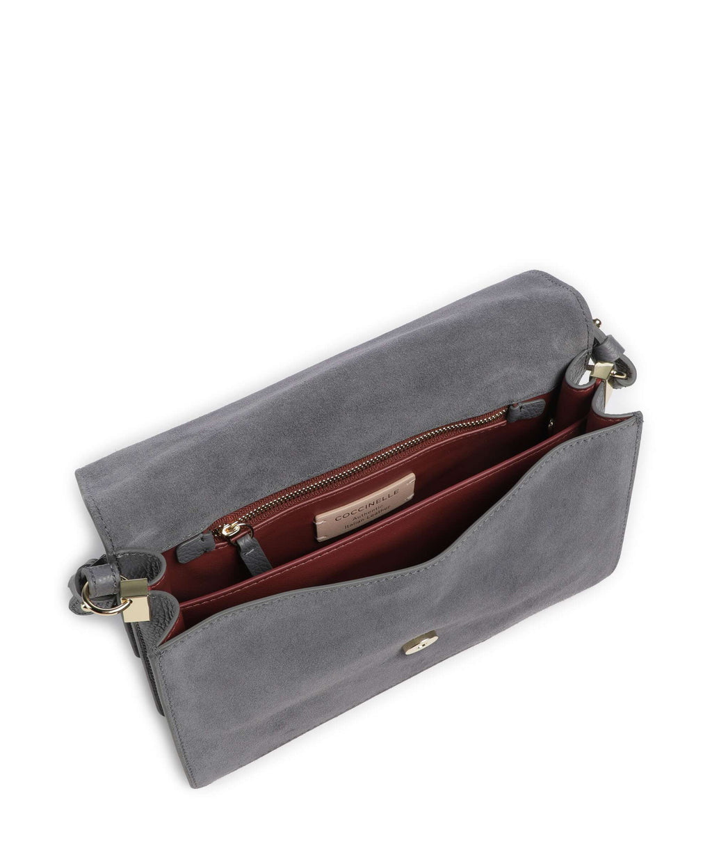 Coccinelle C-Me Softy Suede Shoulder bag stove