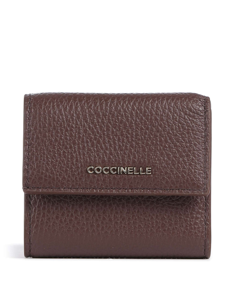 Coccinelle Metallic Soft Wallet berry