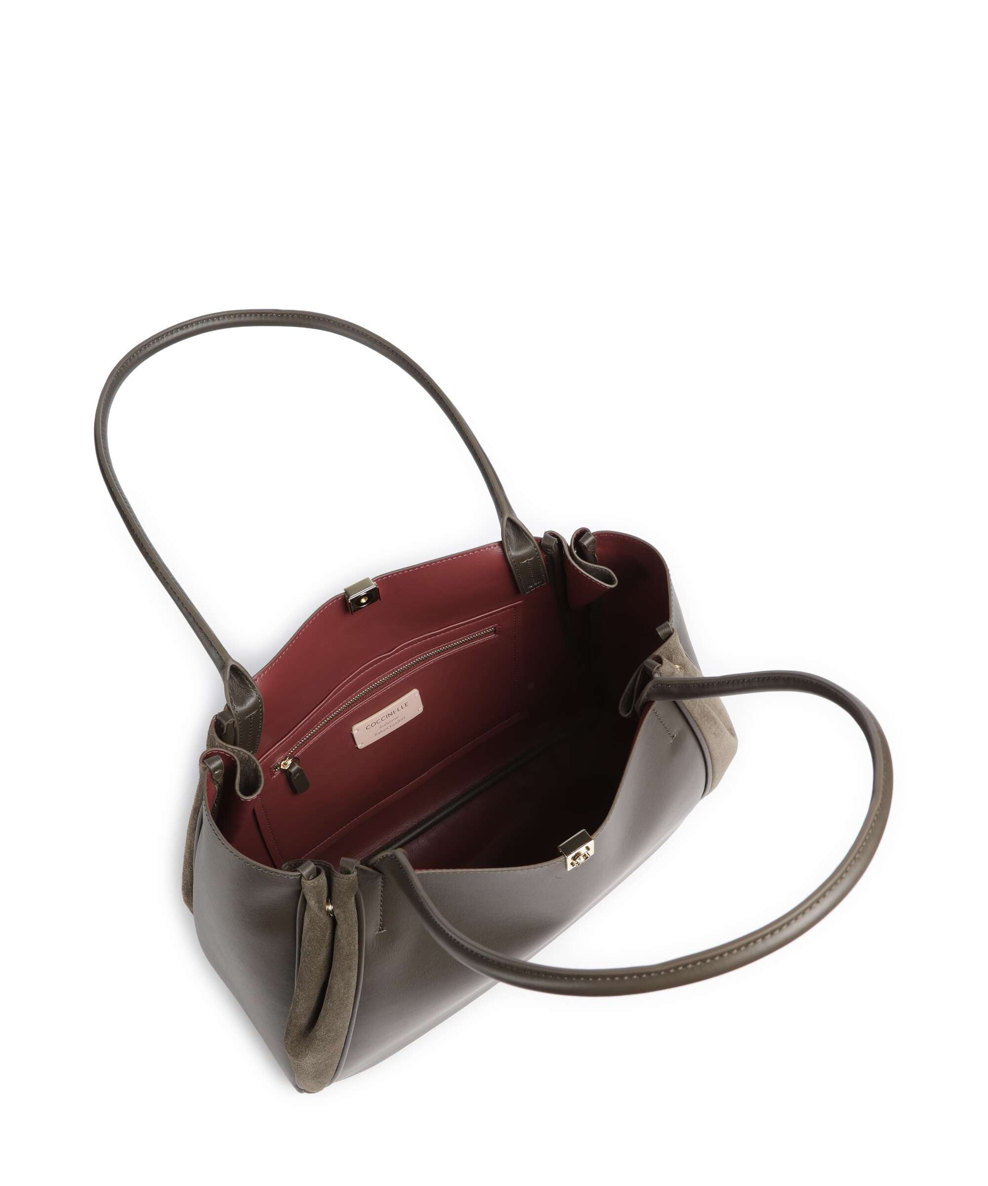 Coccinelle Pansy Tote bag fango