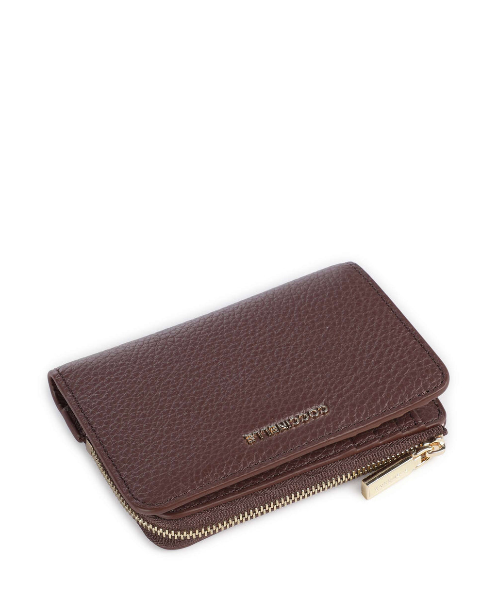 Coccinelle Metallic Soft Wallet berry