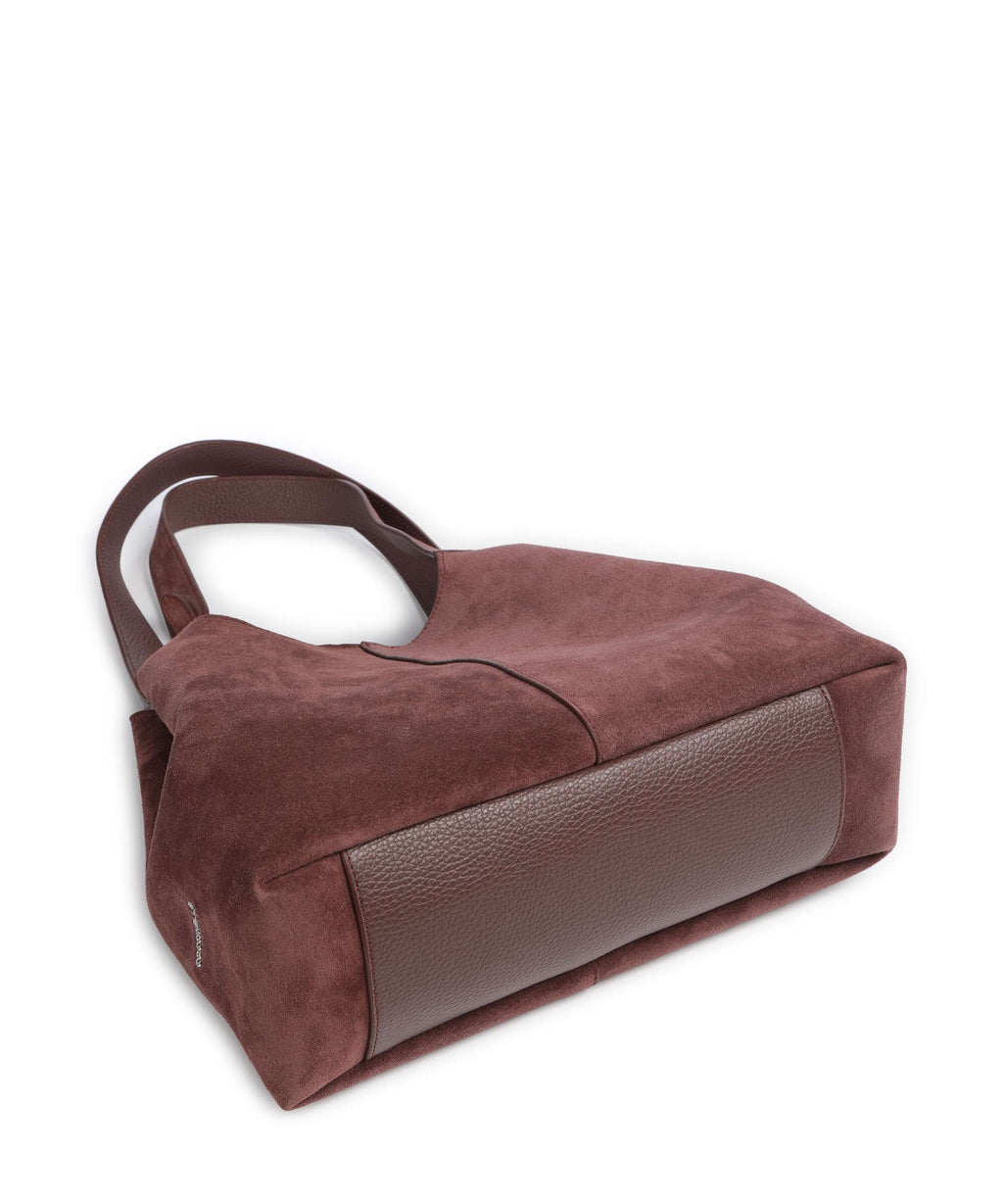 Coccinelle C-Easy Suede Hobo bag berry
