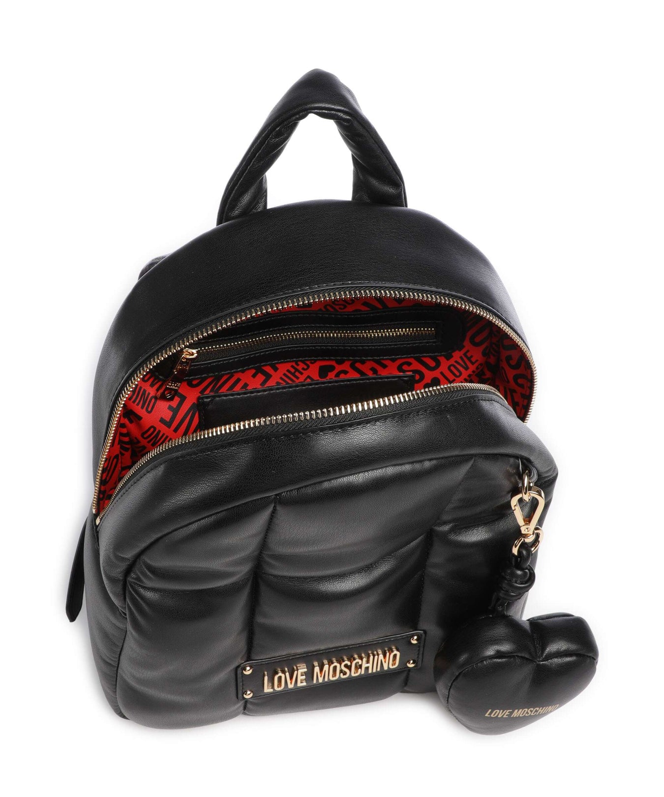 Love Moschino Puffy Backpack black/red