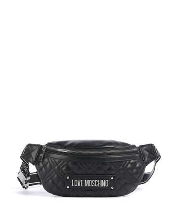Love Moschino Quilted Ledvinka black