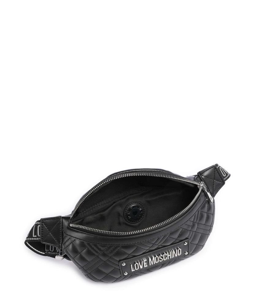 Love Moschino Quilted Fanny pack black