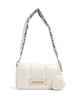 Love Moschino Puffy Taška přes rameno ivory/black