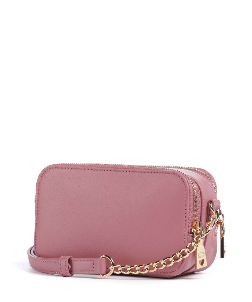 Love Moschino Lovely Love Crossbody bag old rose