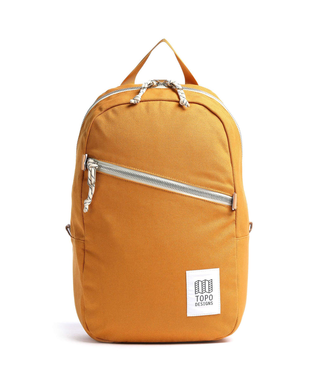 Topo Designs Light Backpack yellow canvas
