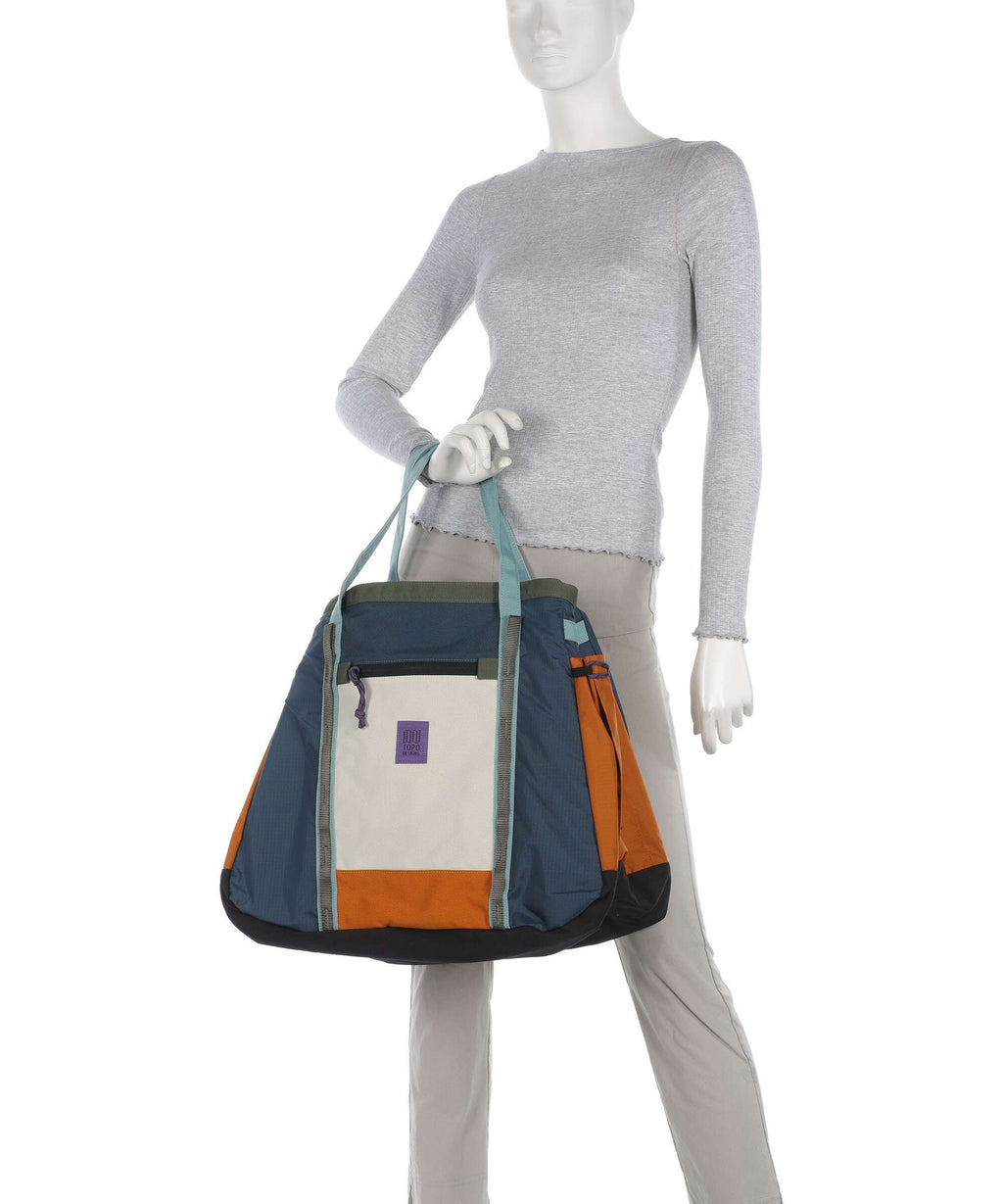 Topo Designs Mountain Gear Tote bag pond blue/spice