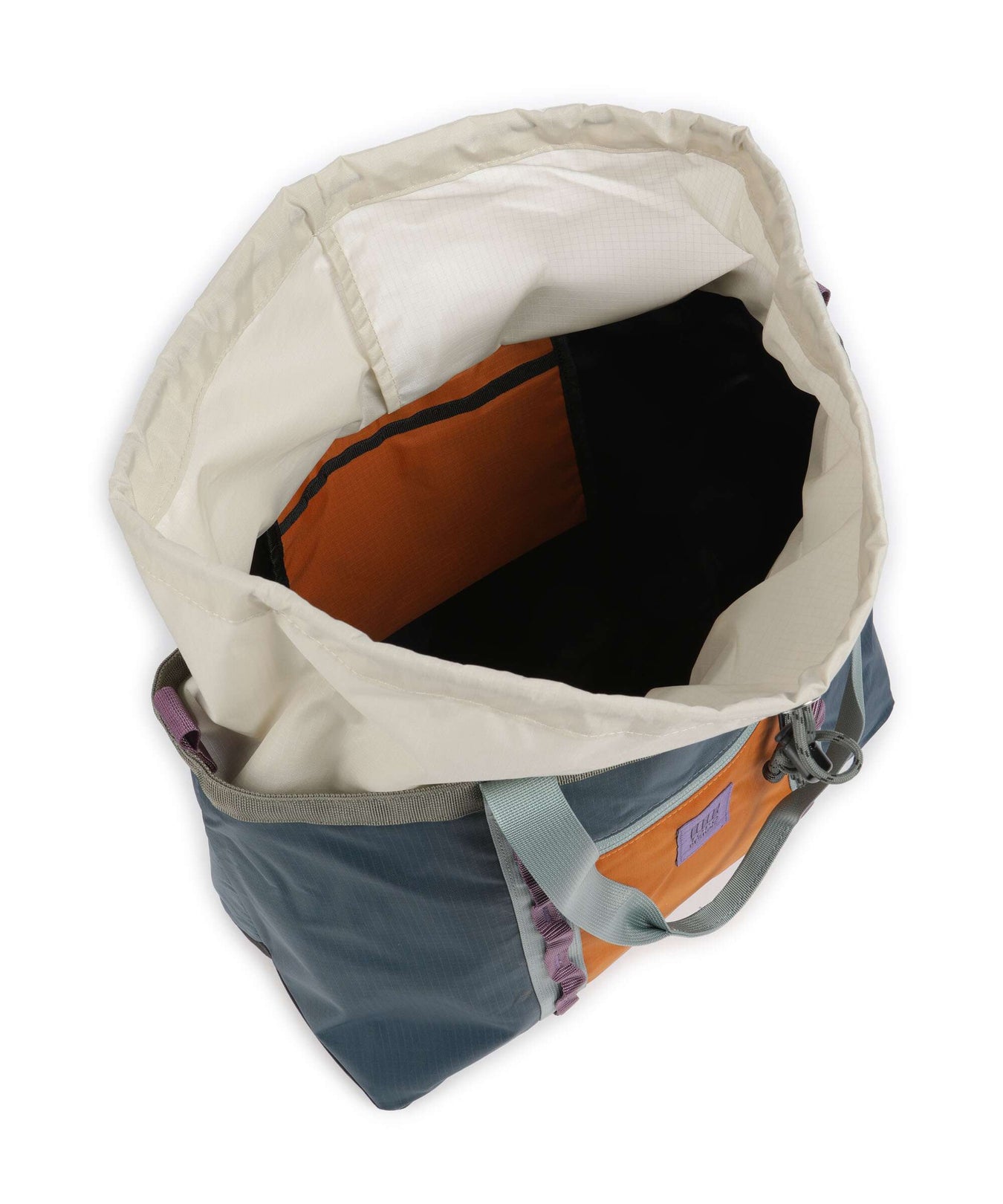 Topo Designs Mountain Utility Hobo bag pond blue/spice