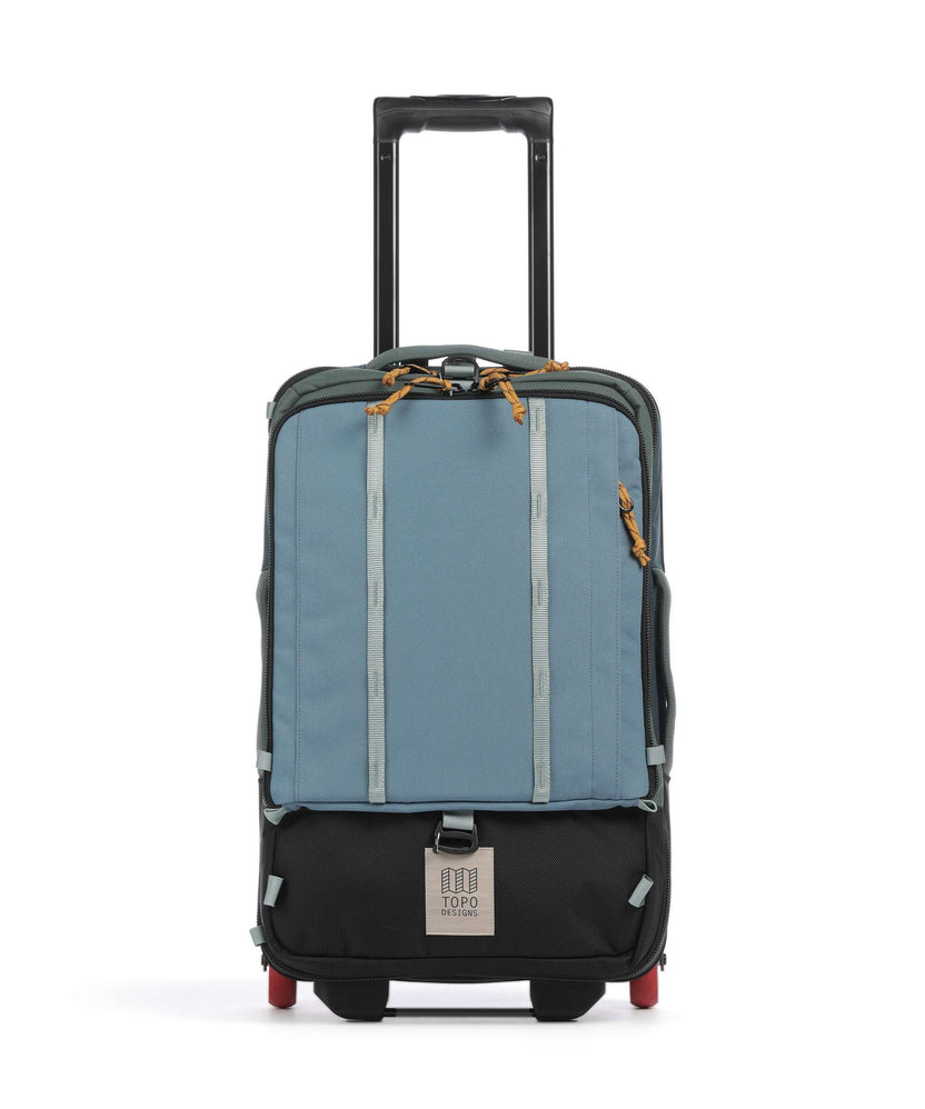 Topo Designs Global Backpack with wheels stone blue/forest