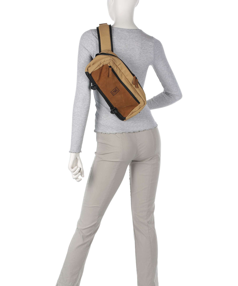 Chrome Kadet Mini Suede Sling bag heritage