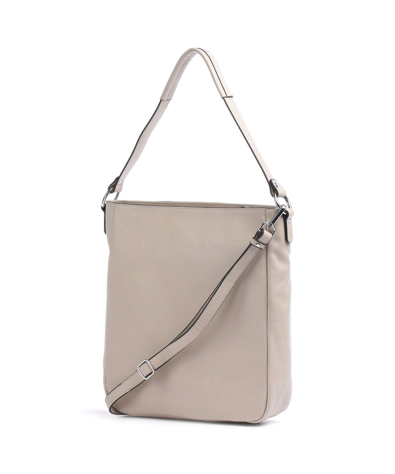 Castelijn & Beerens Babette Nappa Hobo bag beige
