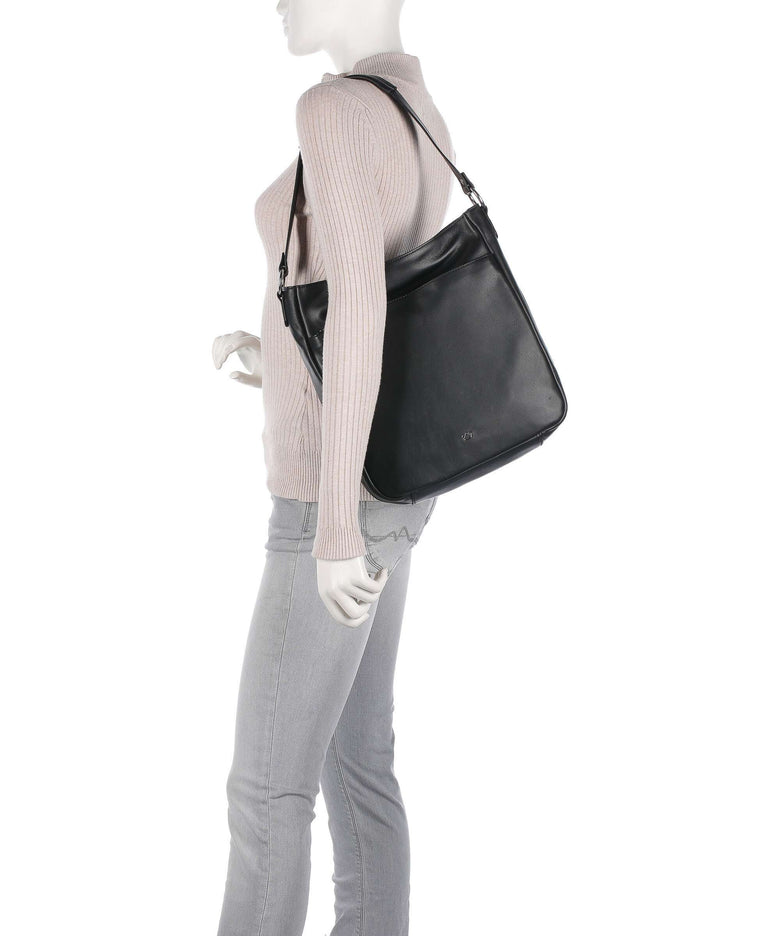Castelijn & Beerens Babette Nappa Hobo bag black