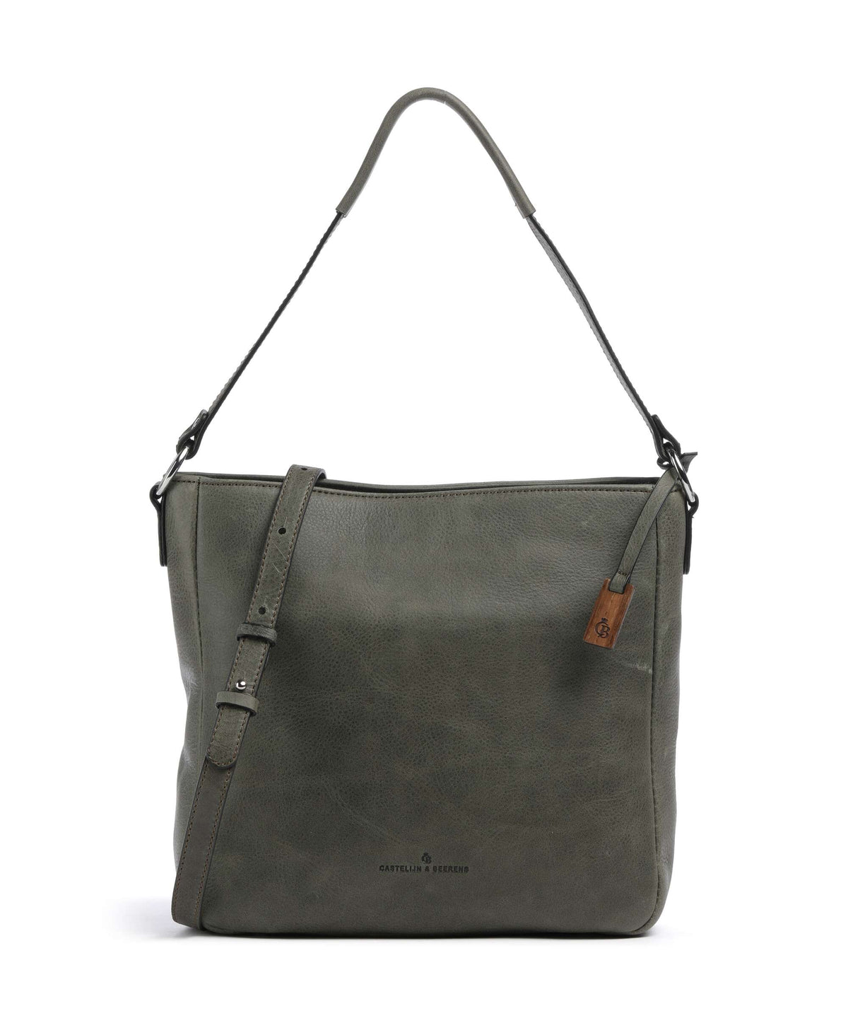 Castelijn & Beerens Carisma Hobo bag dark military