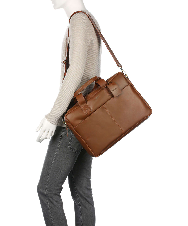 Burkely Vintage Jesse Briefcase cognac