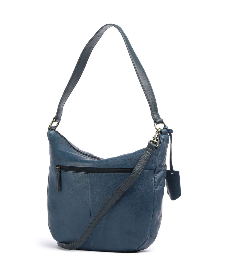 Burkely Natural Norah Hobo bag berry blue