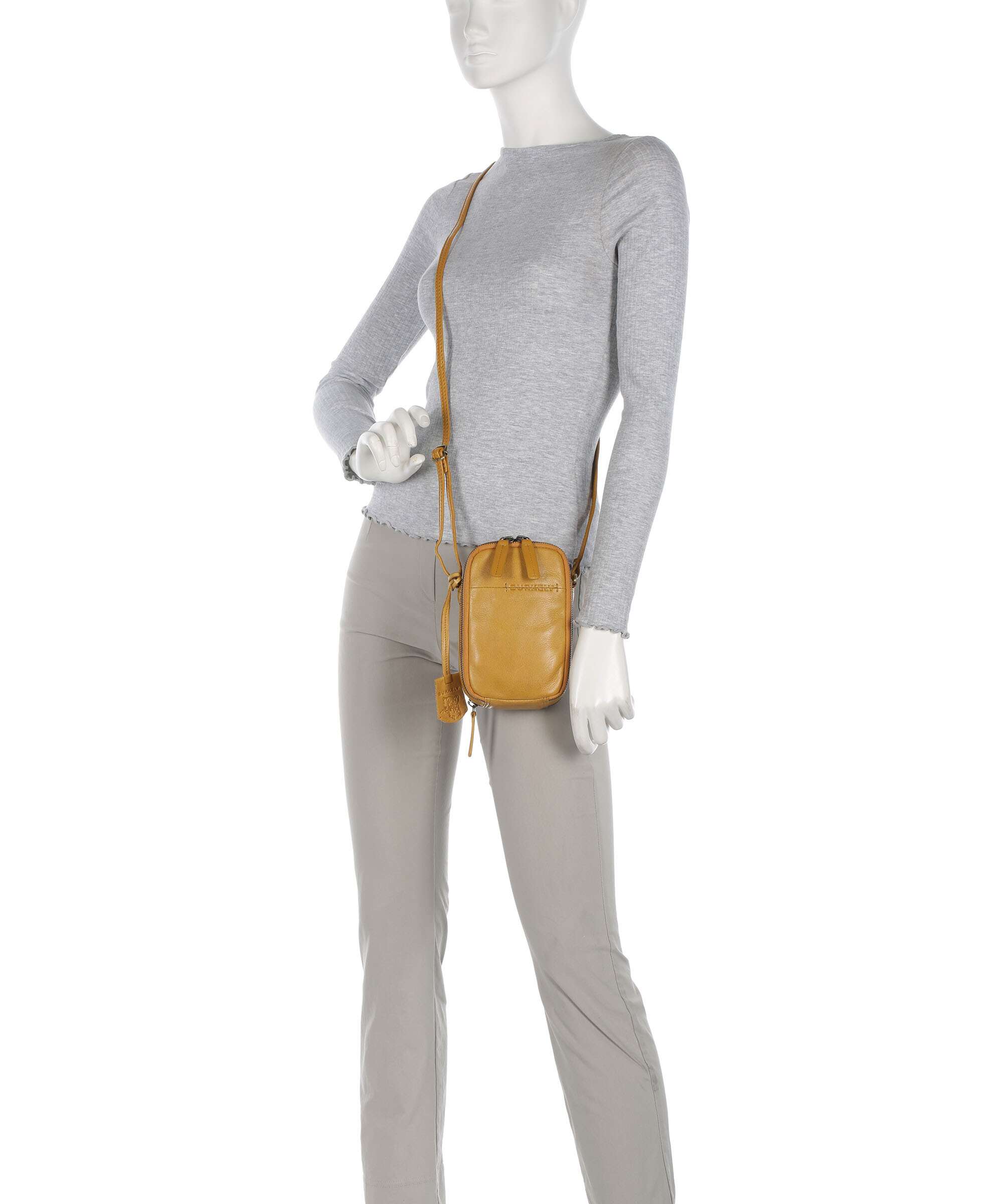 Burkely Natural Norah Phone bag yolk yellow