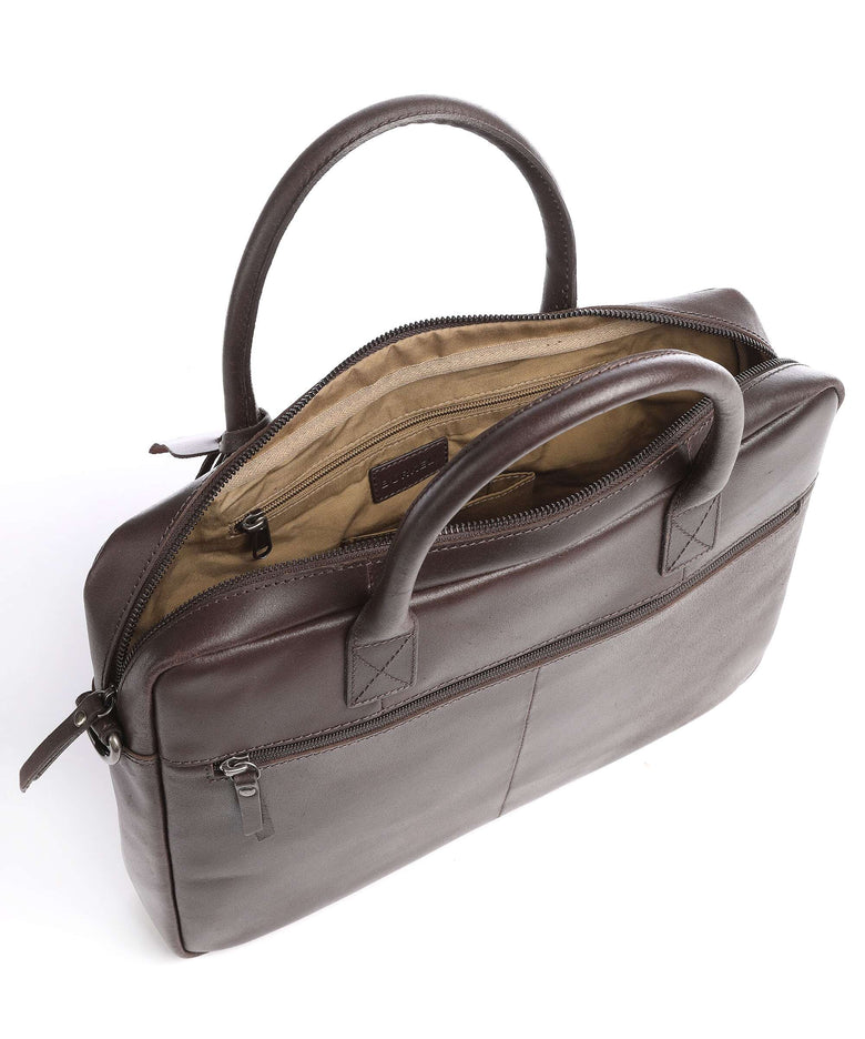 Burkely Vintage Jack Briefcase dark brown